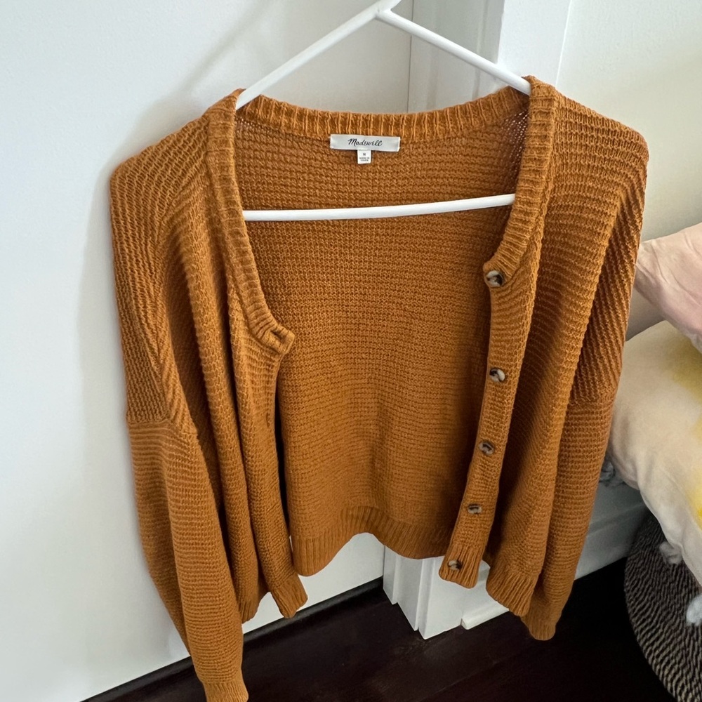 Madewell button down cardigan